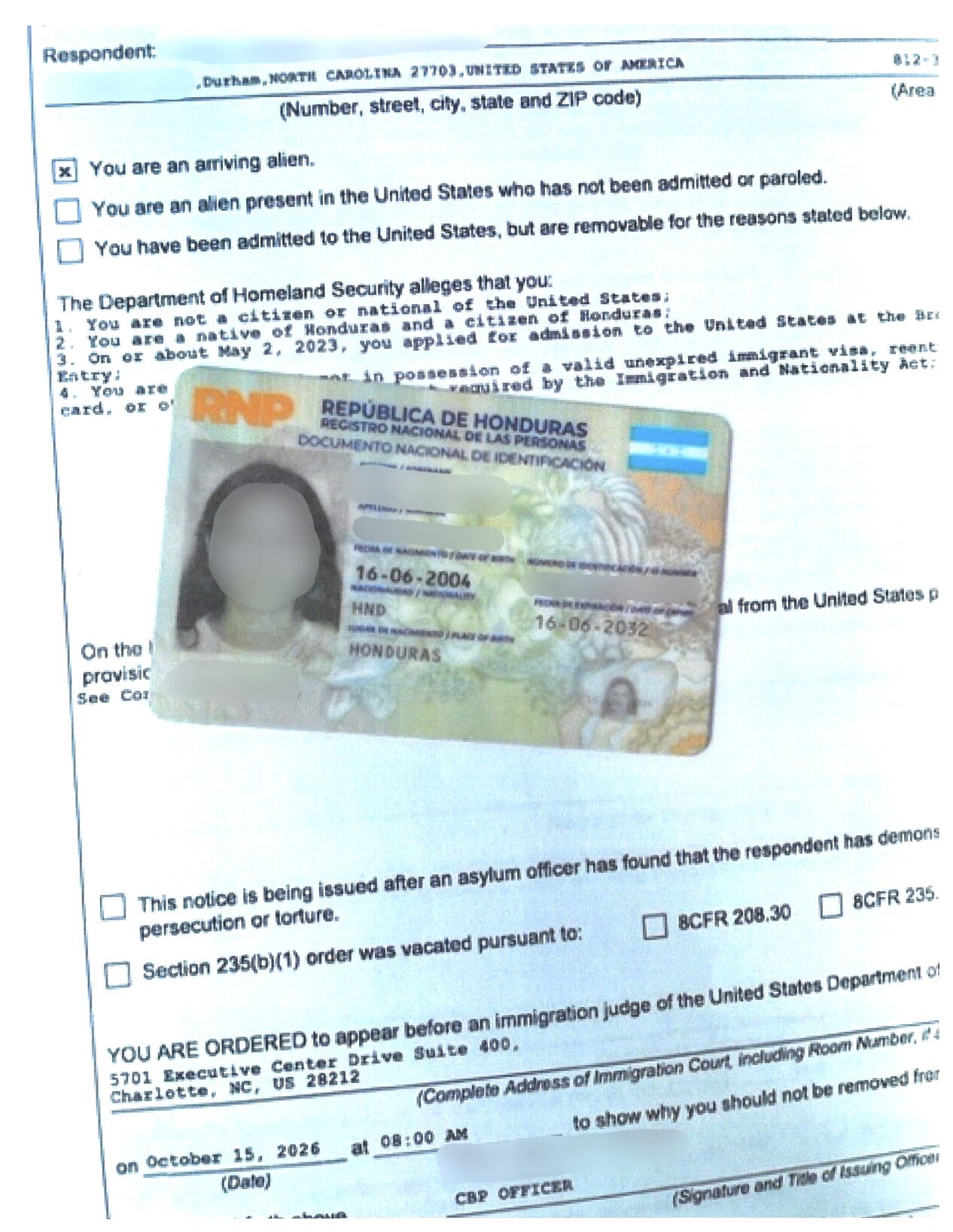 Border crisis Operation Lone Star paperwork and ID